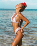 CSSAYAVI flouncing Swimwear Women Bikini