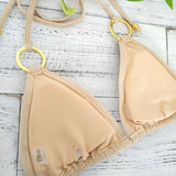 303 Sexy Bikinis Sequins Golden Women Bandage Bikini Set Push Up