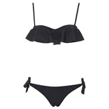 Andzhelika 2018 Girsl Bikini Push Up Swimwear Sexy Dot Ruffles AK81751