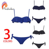 Andzhelika 2018 Girsl Bikini Push Up Swimwear Sexy Dot Ruffles AK81751
