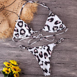 Itsroya Up Sexy Spot Ptint  Biquini Sexy Women Swimsuit Leopard Bikini Set Swimwear 2018 Beach Wear Print Bathing Suit
