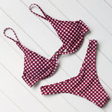 OMKAGI Brand Brazilian Bikini 2018 Swimwear Women Swimsuit Sexy Push Up Underwire Swimming Bathing Suit Beachwear Bikinis Set
