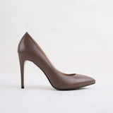 High Heels Pumps Sheepskin Handmade Luxury Hot Fashion Shoes Genuine Leather Female Ladies Pumps Russian Size