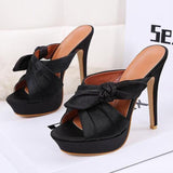 Butterfly-knot Women Thin Heels Women Comfortable Wearing  NEW Trend for the Fashion Shoes Women Heels