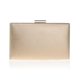 SEKUSA Women Fashion Clutch Bag Beaded Leaf Metal Gold Lady Evening Bag Chain Shoulder Handbags Party Wedding Bridal Bags