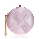 SEKUSA Fashion Women Bag Tassel Metal Small Day Clutch Purse Handbags Chain Shoulder Lady Evening Bags Phone Key Pocket Bags