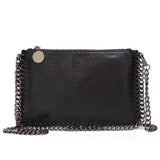 2018 Fashion Woven Chain Bag Shoulder Bag for Women Clutches PU Messenger Bag Small Clutch purse Bolsa Handbags wallet S1227