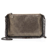 2018 Fashion Woven Chain Bag Shoulder Bag for Women Clutches PU Messenger Bag Small Clutch purse Bolsa Handbags wallet S1227